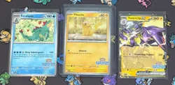 2024 Illustration Contest Set Pokemon Card Black Star Promo 213 214 215 Set of 3 - Image 3