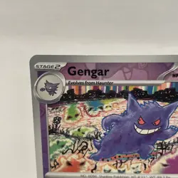 Pokemon Gengar TCG Reverse Holo Card 94/165 Scarlet & Violet 151 - Image 2