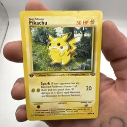 Pokemon TCG Pikachu 60/64 Jungle 1999 Common 50 HP Basic Card Stock - Image 1
