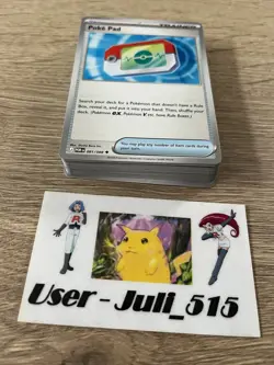 x37 Pokemon TCG Cards Play Set Bundle Includes Poke Pad - Perfect Order - NM - Image 2