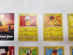 PACK FRESH!!!! Ash’s Pikachu I Choose You Movie Promo Set Of 7 Cards SM108-114 - Image 3