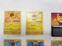 PACK FRESH!!!! Ash’s Pikachu I Choose You Movie Promo Set Of 7 Cards SM108-114 - Image 4