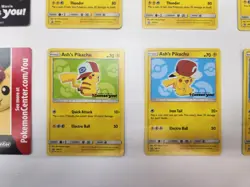 PACK FRESH!!!! Ash’s Pikachu I Choose You Movie Promo Set Of 7 Cards SM108-114 - Image 5