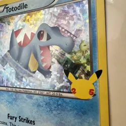 Totodile 18/25 25th Anniversary Holo Pokemon Card NM - Image 4