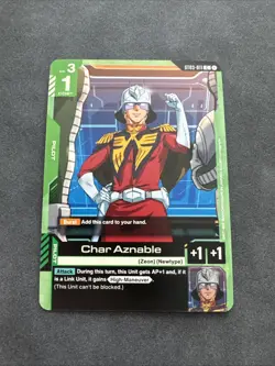 Char Aznable - ST03-011 NM - Gundam TCG Card Game - Image 1