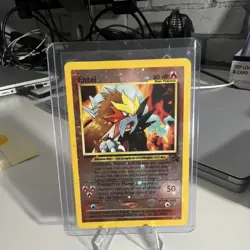 Pokemon Wotc Promo Entei Reverse Holo 34/53 English Basic 80 HP Promo Card - Image 1