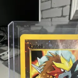 Pokemon Wotc Promo Entei Reverse Holo 34/53 English Basic 80 HP Promo Card - Image 4