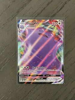 Ditto Vmax 051/072 Shining Fates Ultra Rare Full Art Pokemon Card - Image 1
