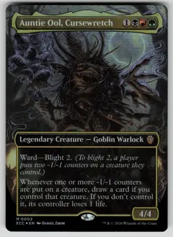 Auntie Ool, Cursewretch (Borderless) Foil M Commander: Lorwyn Eclipsed 2 NM - Image 1