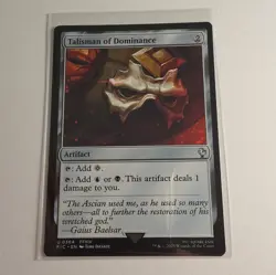 MTG Talisman of Dominance [FINAL FANTASY Commander] Near Mint Magic - Image 1