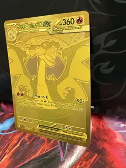 Pokemon Mega Charizard X ex Gold Hyper Rare 130/094 - Phantasmal Flames-new - Image 5