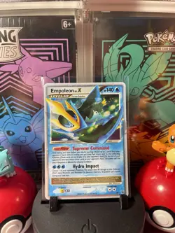 NM/LP Empoleon LV.X DP11 Pokemon Diamond & Pearl Black Star Promo - Image 1