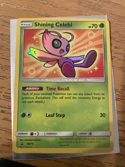 Pokemon TCG Shining Celebi Holo SM79 SM NEAR MINT PROMO - Image 1