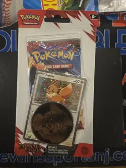 Pokemon Destined Rivals EEVEE PROMO Check Lane Blister Pack - Image 1