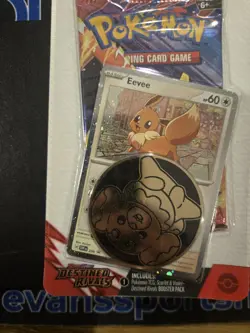 Pokemon Destined Rivals EEVEE PROMO Check Lane Blister Pack - Image 4