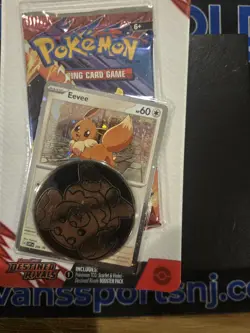 Pokemon Destined Rivals EEVEE PROMO Check Lane Blister Pack - Image 5