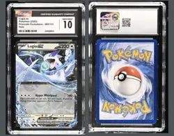 2025 Pokemon Prismatic Evolutions Lugia EX Holo #082/131 CGC 10 Gem Mint - Image 1