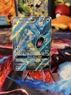 Pokemon Gyarados GX Ultra Rare Full Art Holo 240 HP 101/111 Sm-Crimson Invasion - Image 1