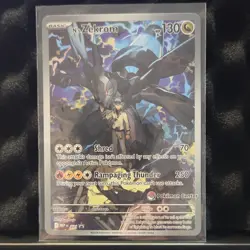 Pokemon N's Zekrom Promo Pokemon Center 031 Basic 130 HP Rampaging Thunder Shred - Image 1