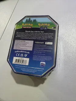 Pokemon Go TCG Pikachu Tin Factory Sealed - Image 4