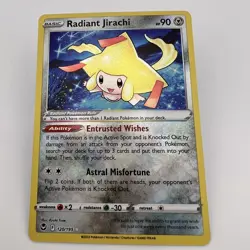 Pokemon TCG - Radiant Jirachi - SWSH Silver Tempest 120/195 - Pack Fresh - Image 1