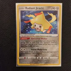 Pokemon - Radiant Jirachi 120/195 Swsh12: Sword & Shield - Silver Tempest Holo - Image 3
