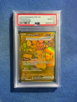 2024 Pokemon SSP en Pikachu EX Hyper Rare PSA 10 - Image 1