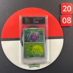 Pokemon TCG S-Chinese Venonat 151C 048/151 Poke Ball Grade10 - Image 1