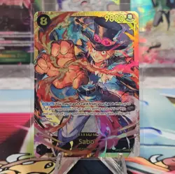 Sabo OP07-118 Secret Rare Foil Premium Booster Vol.2 One Piece TCG NM/M - Image 1