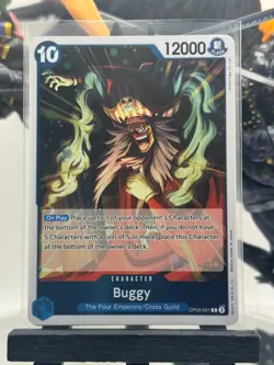 One Piece CG 4 Buggy OP09-051 Emperors in the New World Rare! - Image 1