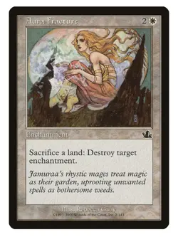 Aura Fracture MTG Prophecy Common LP Lightly Played Single Card - Image 1