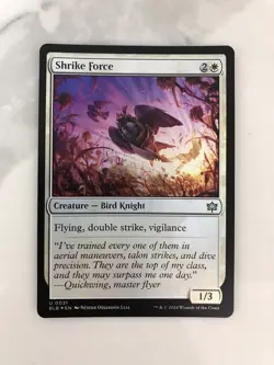 Shrike Force Foil MTG Magic the Gathering Card NM Near Mint BLB - Image 1