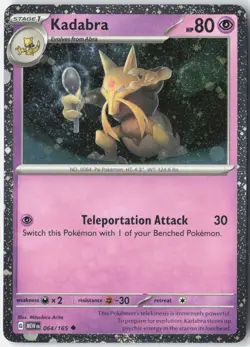 Kadabra - (Cosmos Holo) Holo Promo Miscellaneous Cards & Products 064/165 NM - Image 1