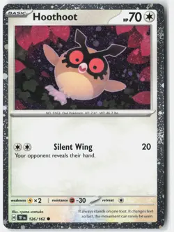 Hoothoot - 126 (Cosmos Holo) SV: Scarlet & Violet Promo Cards 126/162 NM - Image 1