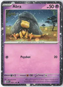 Abra - (Cosmos Holo) Holo Promo Miscellaneous Cards & Products 063/165 NM - Image 1