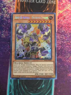 Yu-Gi-Oh! Boot-Up Admiral - Destroyer FIGA-EN002 1st Edition Secret Rare NM - Image 1