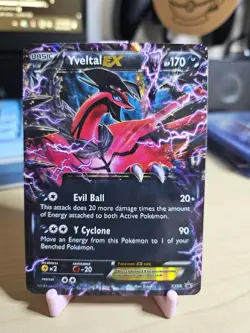 Yveltal EX XY08 Ultra Rare Black Star Promo Pokemon Card English 2014 - Image 1