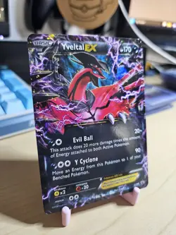 Yveltal EX XY08 Ultra Rare Black Star Promo Pokemon Card English 2014 - Image 2