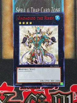 Yugioh Gagagigo The Risen DL17-EN012 Duelist League Promo Rare LP RED - Image 1