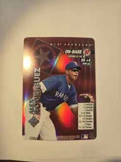 Wizards of the Coast 2001 MLB Showdown Pennant Run Alex Rodriguez Foil Card #039 - Image 1