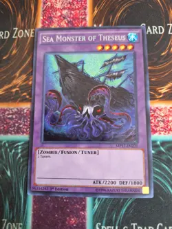 Yu-Gi-Oh! Sea Monster of Theseus MP17-EN231 Secret Rare 1st Edition Near Mint - Image 1