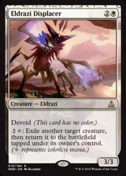 MTG Eldrazi Displacer - Foil, Oath of the Gatewatch, Moderately Played, English - Image 1
