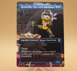 Donatello, Way with Machines | 197 | Uncommon | Borderless | Regular | TMNT - Image 1