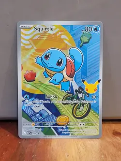Squirtle MEP 039 Pokemon First Partner Illustration Black Star Promo - Image 1