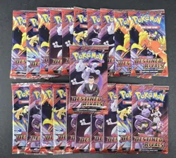 (20) Lot Pokemon Destined Rivals Scarlet Violet Booster Packs Sealed Random Art - Image 1