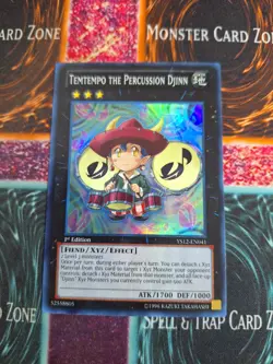 Yu-Gi-Oh! Temtempo the Percussion Djinn YS12-EN041 Super Rare 1st Edition NM c3/ - Image 1
