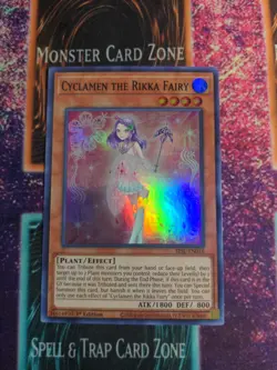 Yu-Gi-Oh! Cyclamen the Rikka Fairy SESL-EN016 1st Edition Super Rare NM - Image 1