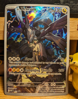 Pokemon TCG N’s Zekrom #031 Black Star Promo Full Art Ascended Heroes Promo NM - Image 1