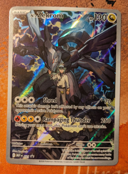 Pokemon TCG N’s Zekrom #031 Black Star Promo Full Art Ascended Heroes Promo NM - Image 2