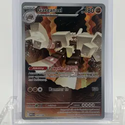 Pokemon TCG Mega Evolutions Gargancl #202/182 Illustration Rare NM - Image 1
